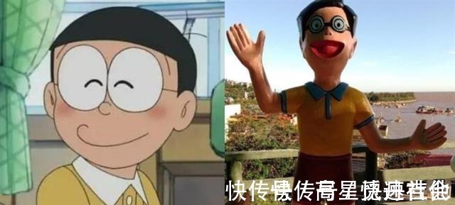 太丑|妈耶!这些动漫雕像也太丑了吧,静香长得竟然和胖虎一样