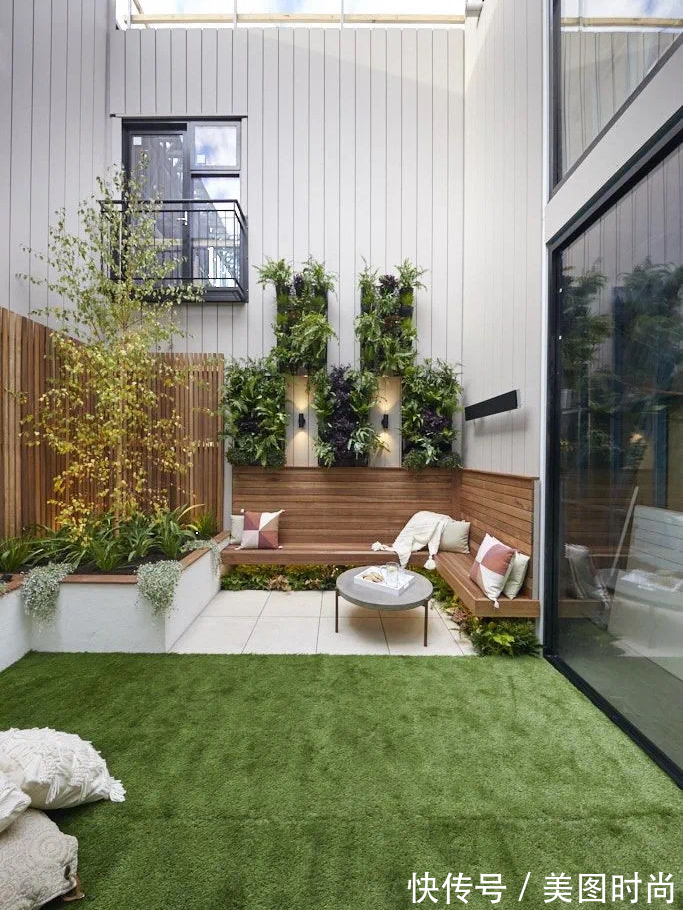 雨水|爆火的下沉式庭院设计,有条件一定要建一个,比别墅花园还好看