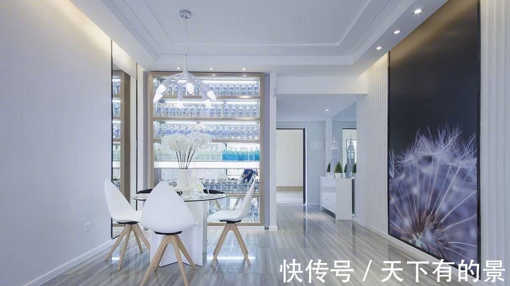 饮料|很干净的新房装修，都舍不得入住，墙上摆满饮料随时喝