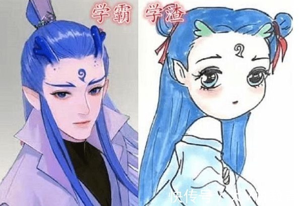 美术生&美术生画到一半不耐烦时,画风逐渐变抽象,堪比大型“车祸现场”