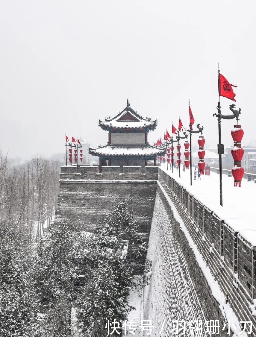 一场雪，西安就穿越回了长安！！