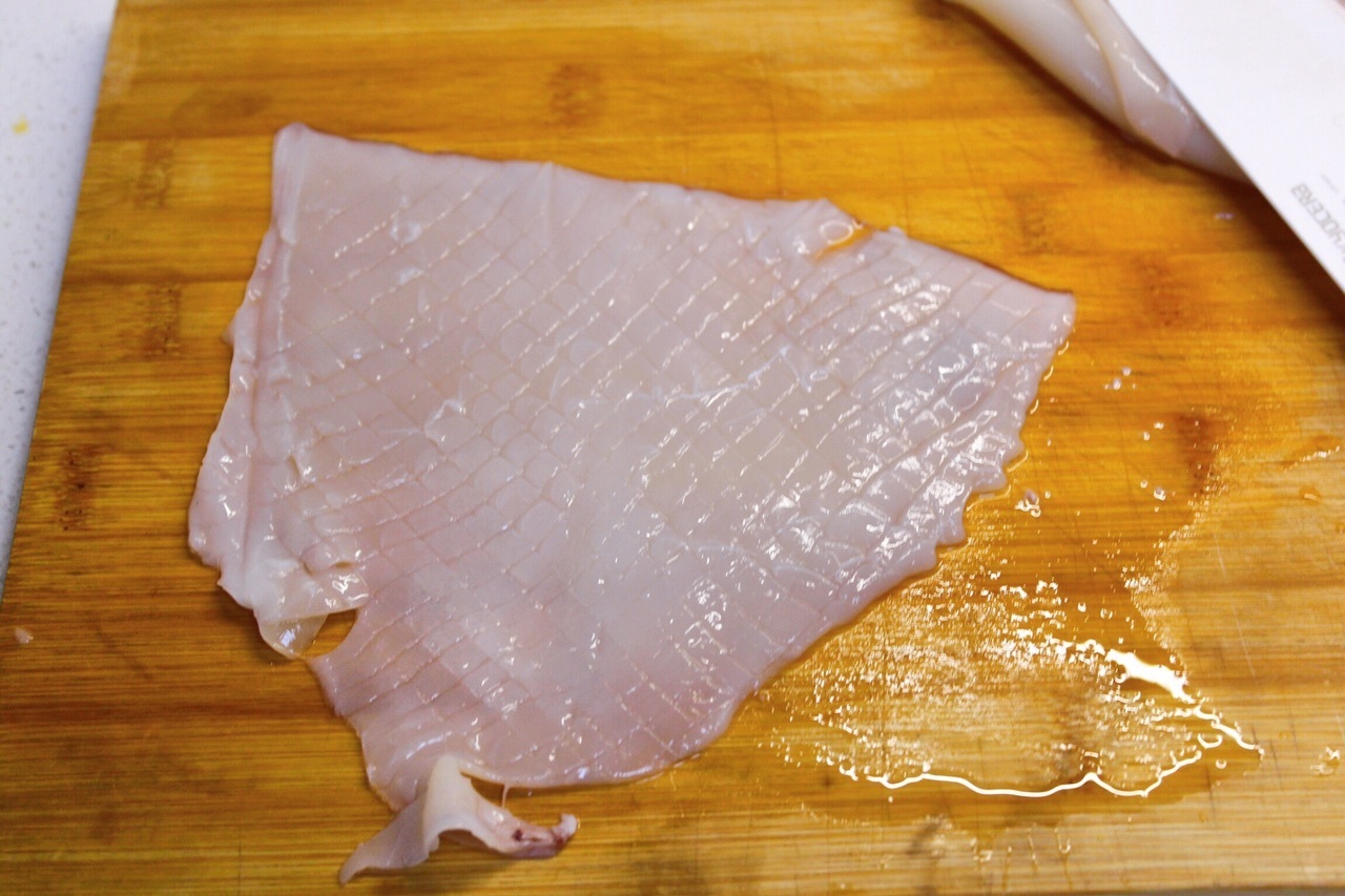 快手版碗汁爆炒鱿鱼,香辣美味,美味下饭菜