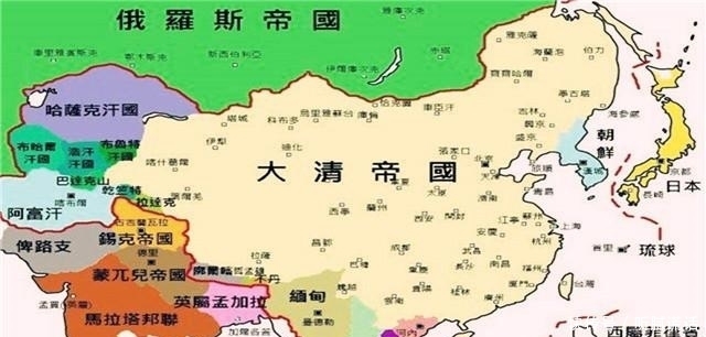 领土|大清朝19个附属国都去哪儿了?领土加起来占整个亚洲多少?