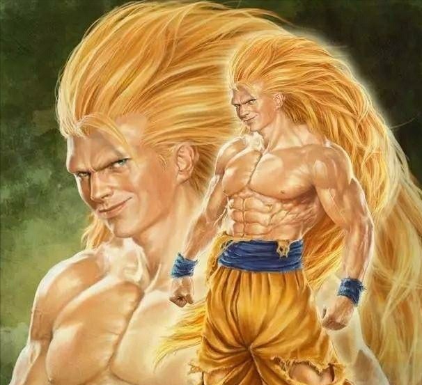 龙珠|龙珠:赛亚人没有了头发,变成超一和超二,要如何区分每种形态