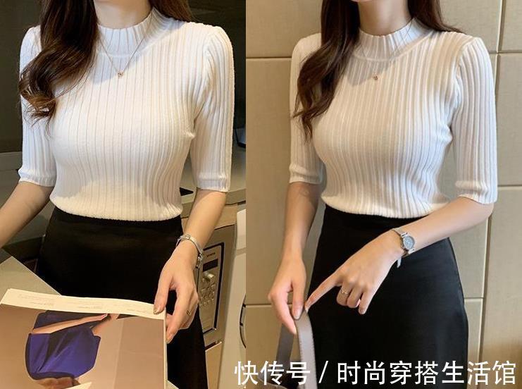 百褶裙|秋天白色毛衣怎么穿才好看?我帮你总结了几套搭配方案,建议收藏