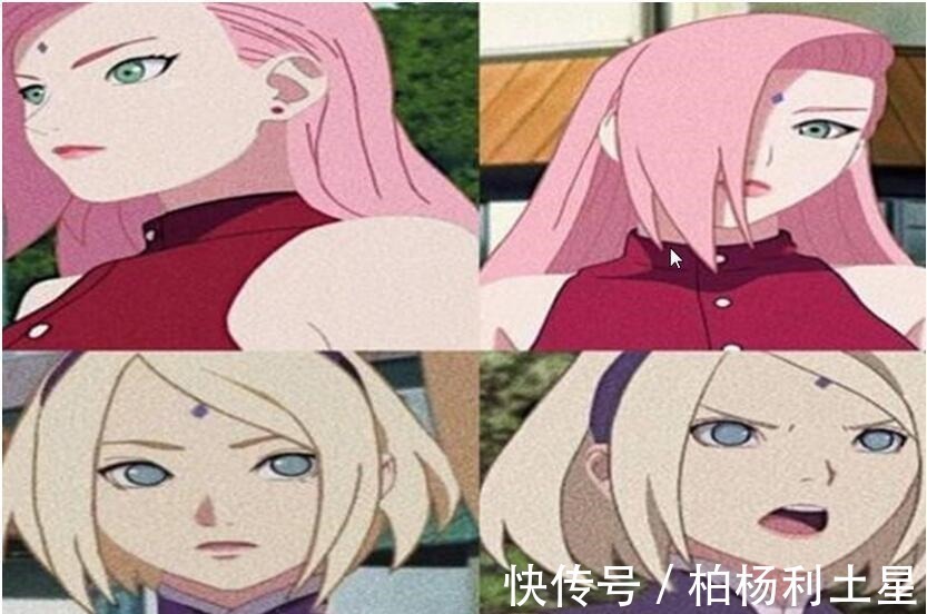 小樱|火影“发色”决定颜值,井野成女一号,这个雏田没人喜欢