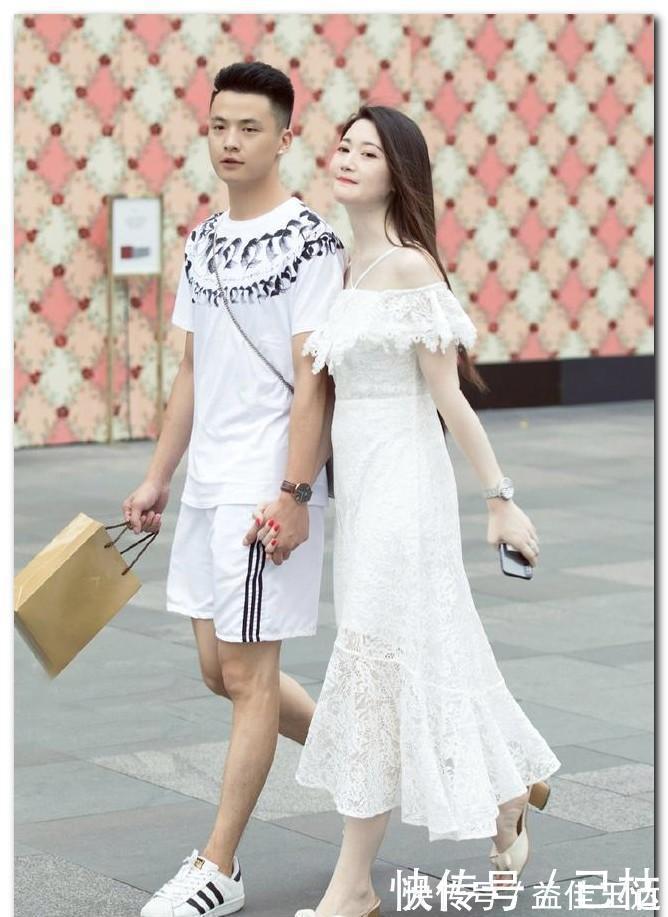 气质|街拍吊带黑色连衣裙的美女,显得高冷气质更具魅力