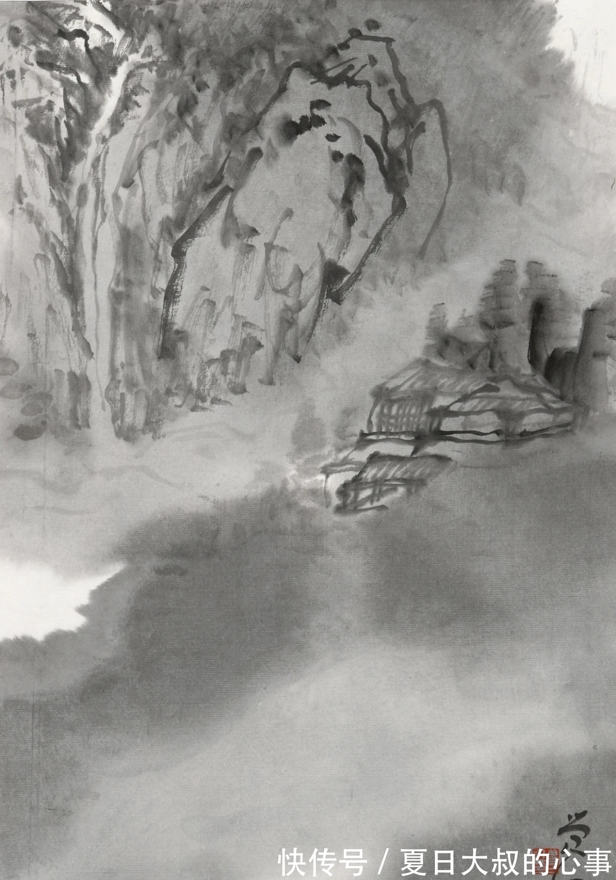 水墨山水画&似古不泥古|曾三凯水墨山水画