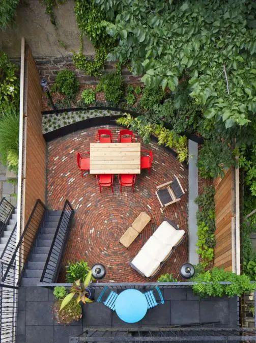 视觉效果|院子错层设计,错落有致一次拥有2个庭院,早知道我家也这样装了