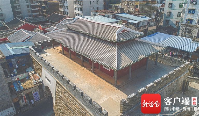 鼓楼 海口府城鼓楼：古韵重檐复谯楼