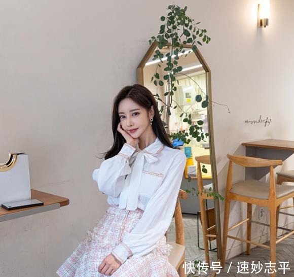 糖果|超美珠珠:泡芙蕾丝娇柔淡粉拼搭糖果裙!