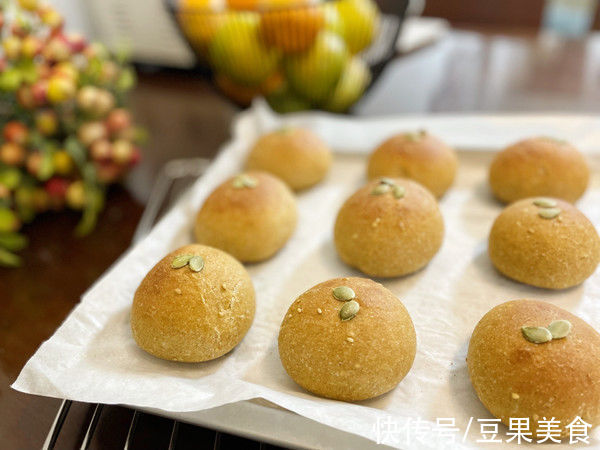 烤箱版全麦餐包，减脂减肥最佳主食