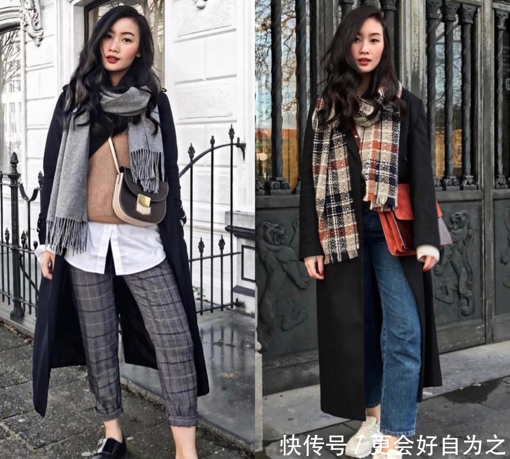 这位|冬天如何穿大衣?这位小个子博主教你如何做个气质的女人!
