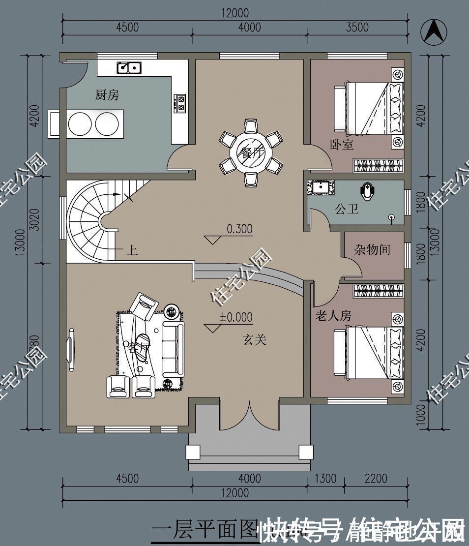 实用|10套柴火灶户型推荐,实用性不输城里小区房,尤其是第6套太美了