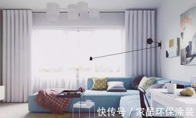 客厅|62平小户型装修,色彩搭配的超美,一眼就爱上