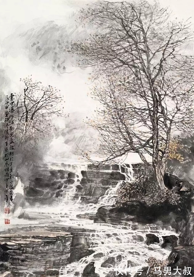 山水画&国画家|观王中年先生的山水画,有身临其境之感