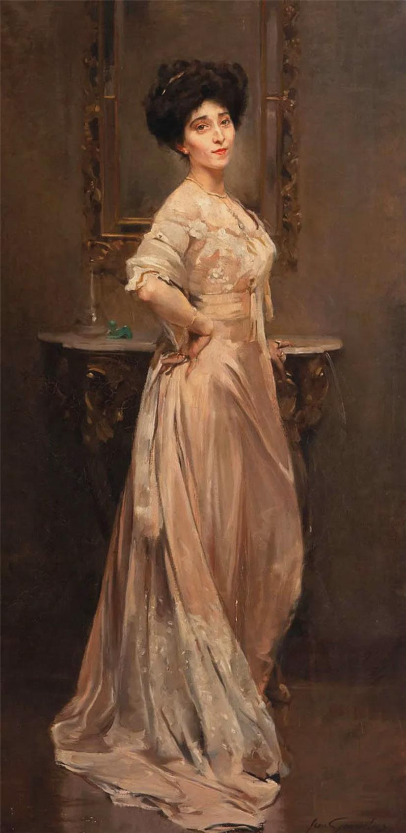 布鲁克&比利时艺术家让·莱昂的人体油画,细腻逼真,极具内涵