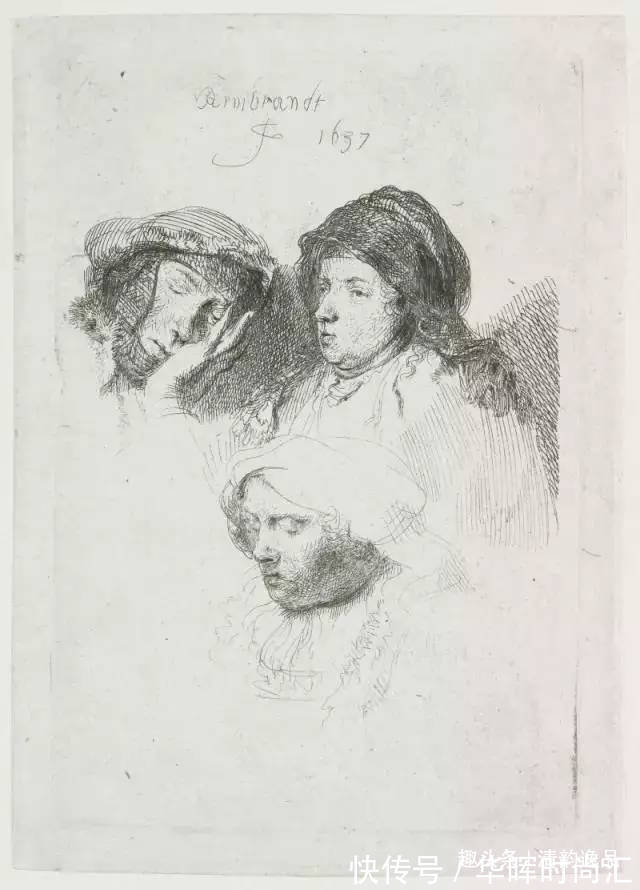 绘画史！欧洲17世纪最伟大的画家之一，伦勃朗素描作品欣赏