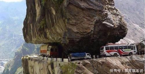悬崖|印度死亡公路蜿蜒于3528米悬崖边，一不小心就得粉身碎骨