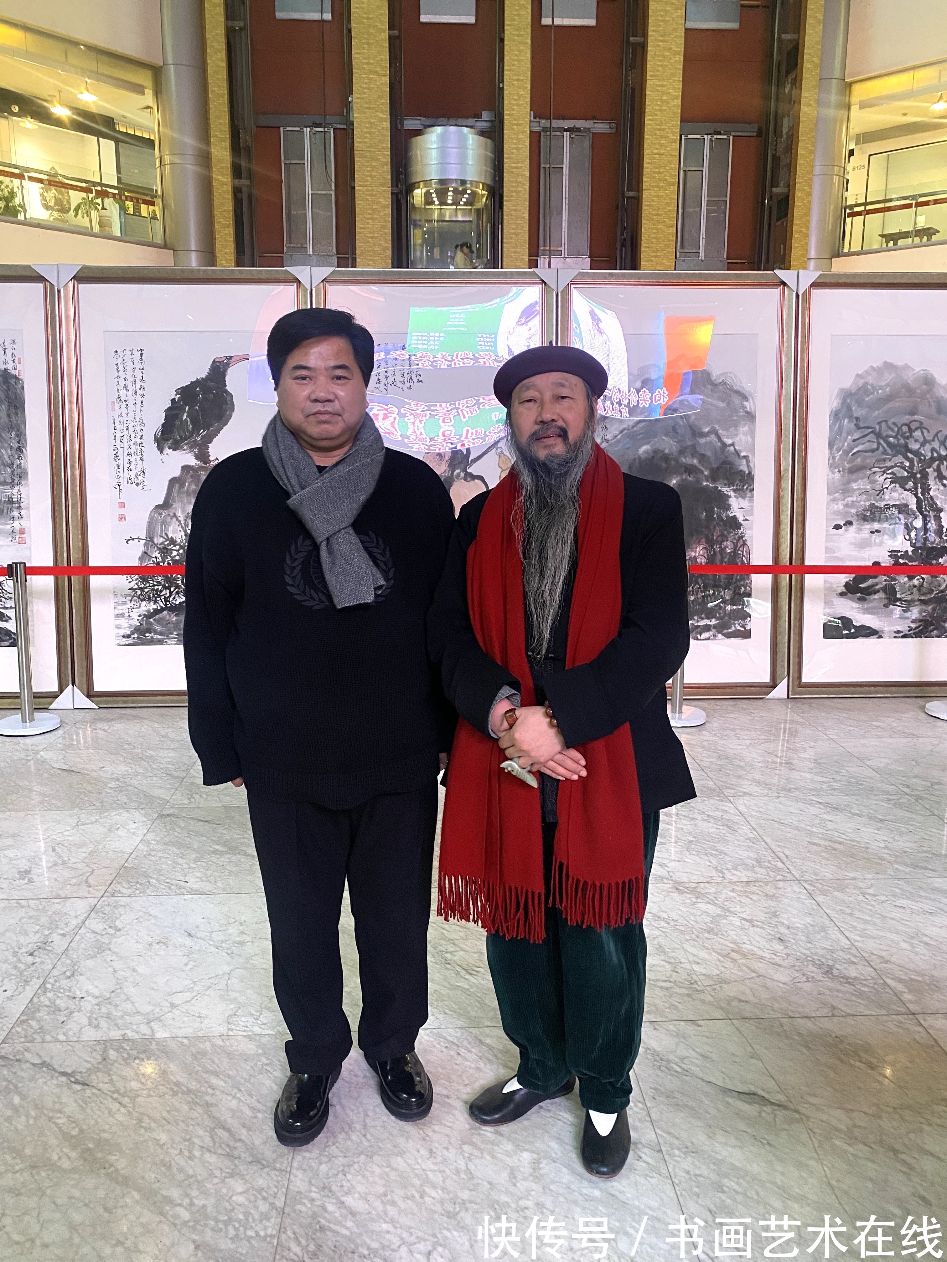 墨画&著名国画大师朱祖国与众多知名好友合影你肯定没见过!