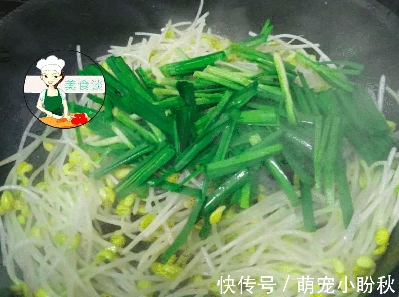 韭菜炒豆芽|韭菜和它是天生一对，一周吃3次，清肠排毒，腰小一圈，肚腩变平