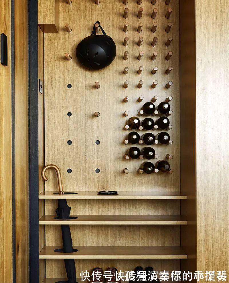 柜门|35㎡迷你小宅,定制柜解决全屋收纳,还有隐形餐桌!