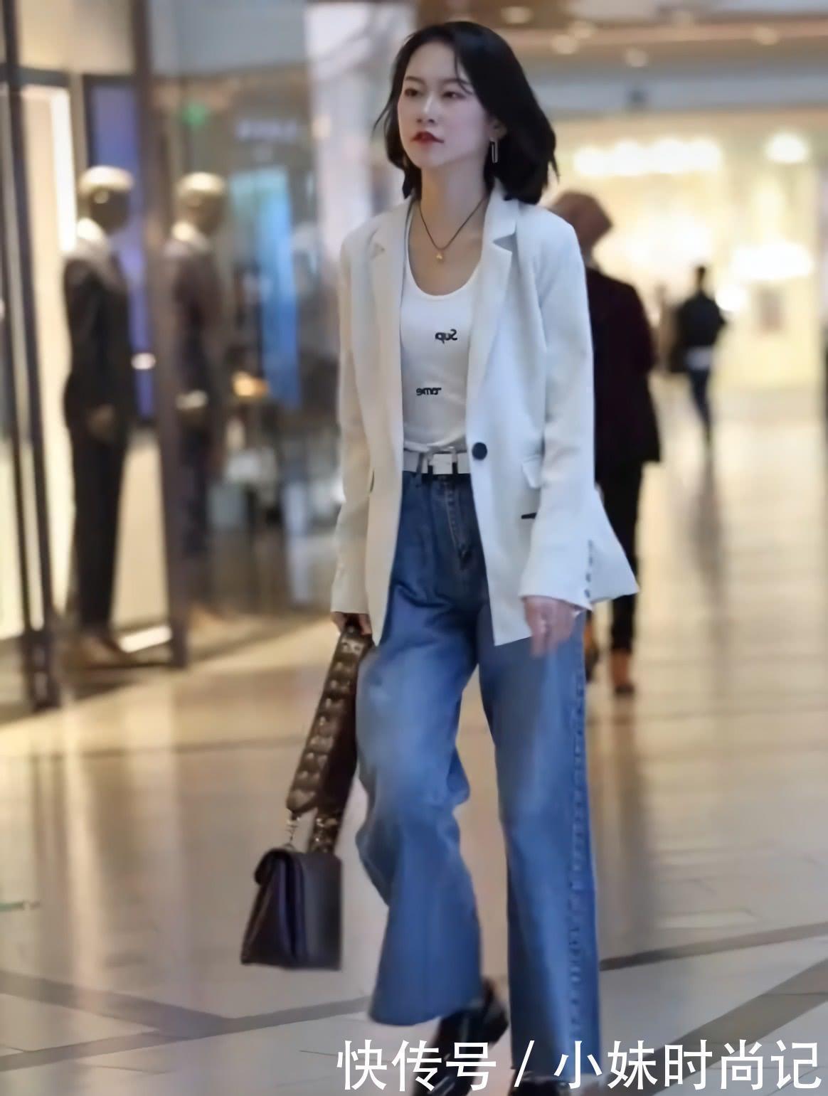 网上突然火了一种“混搭风”,叫皮鞋+阔腿裤,帅到让人跪服