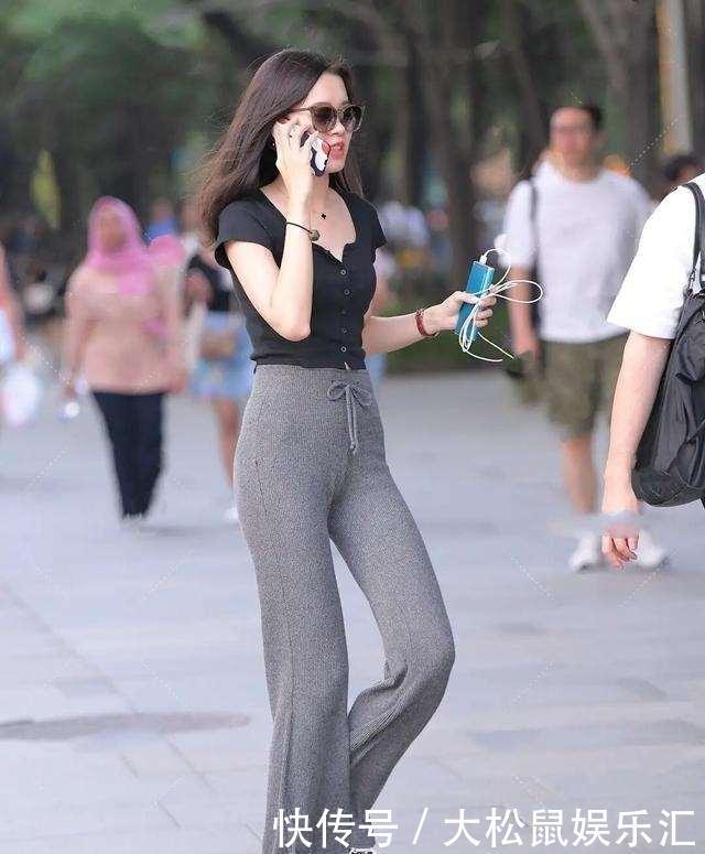 打底裤|瑜伽裤穿搭会显得脸型很好,时尚又显瘦的利器,搭配出不同风采