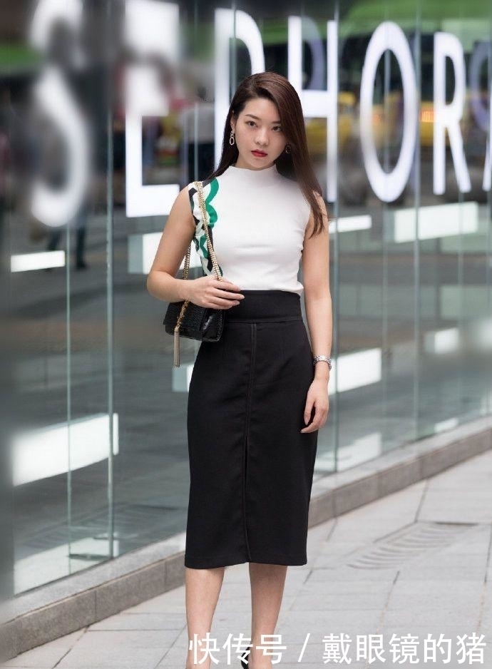 穿搭|美女街拍:甜美范的穿搭参考示范,让你美的清新脱俗