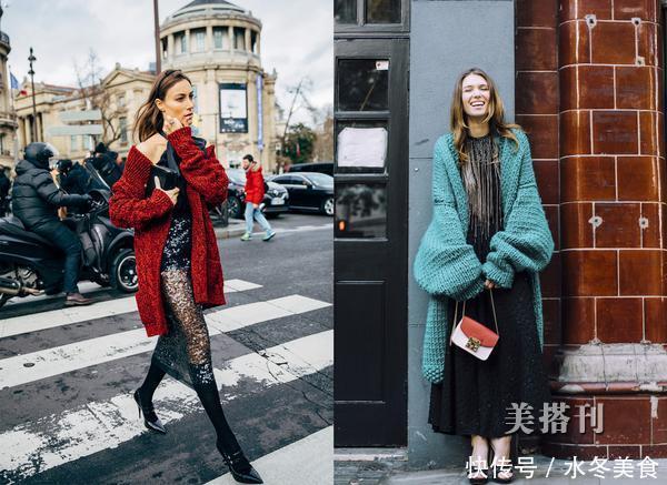 春季最佳搭配组合,针织开衫+裙装已上线,御寒仙美两不误