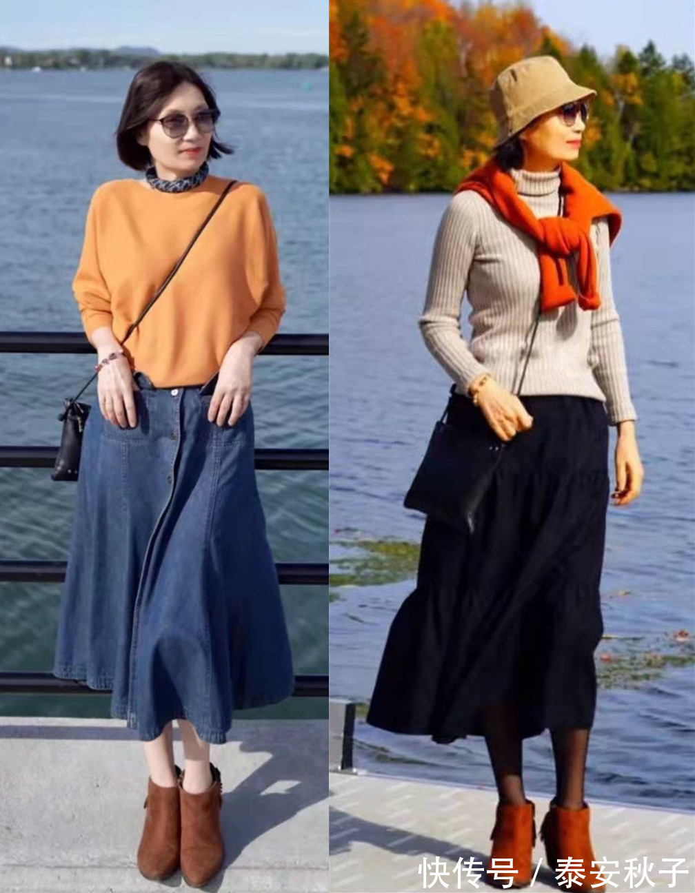 时髦 50岁女人春天这样穿:时髦又高级!