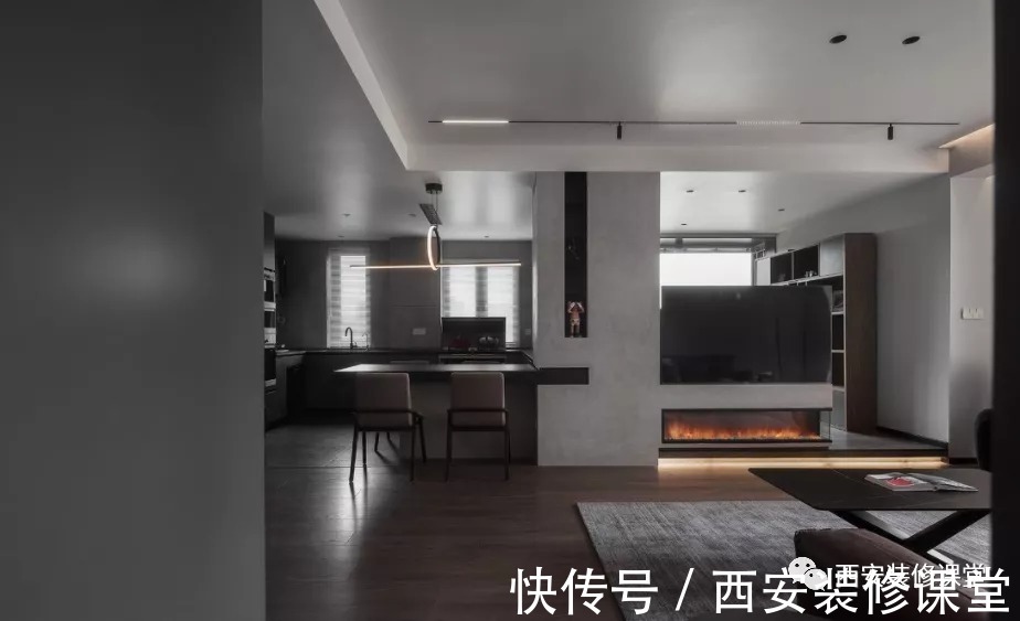 书房|电视墙砸墙或者玻璃,放大空间