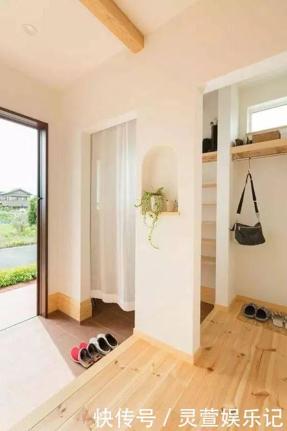 玄关处|等我换房了，玄关不打柜子，学日本人这样设计，干净利落还美观