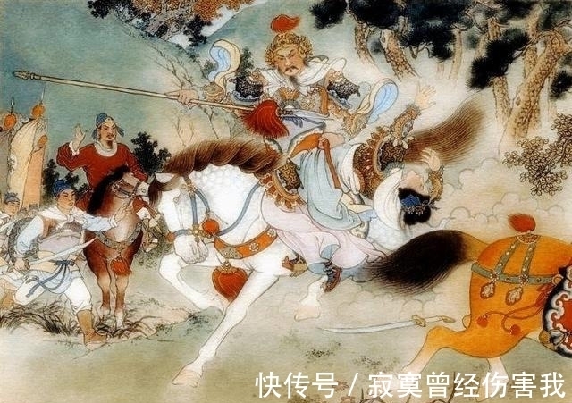 一流高手@“马上林冲,马下武松”,后面还有一句,说书人却故意不提