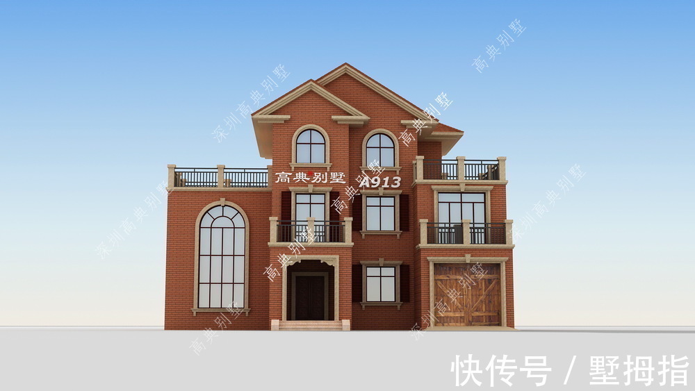 三层农村自建房,不失设计感,适合老家自建。