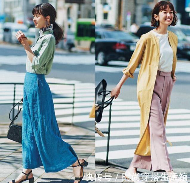 小个子 为什么你穿阔腿裤就是“矮胖圆”?那是你不会搭!这4个细节要懂