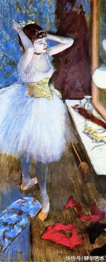 安格尔$法国艺术大师埃德加·德加舞女125幅油画作品,美翻了