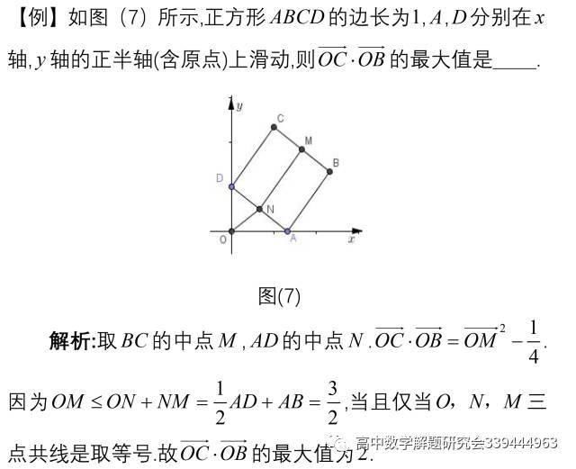 几何|极化恒等式在解题中的应用