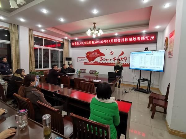  绩效|江安县人民医院召开行财后2020年11月综合绩效目标考核汇报会