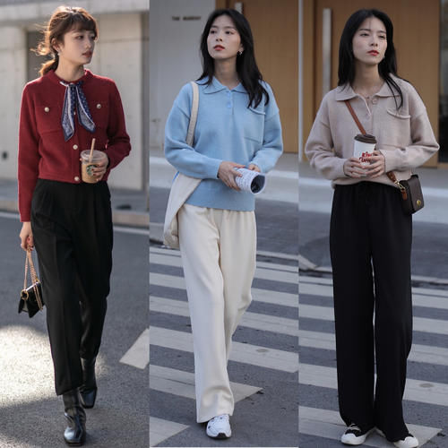 休闲温柔又文艺的早春穿搭，约会、出游、逛街，照着穿就好