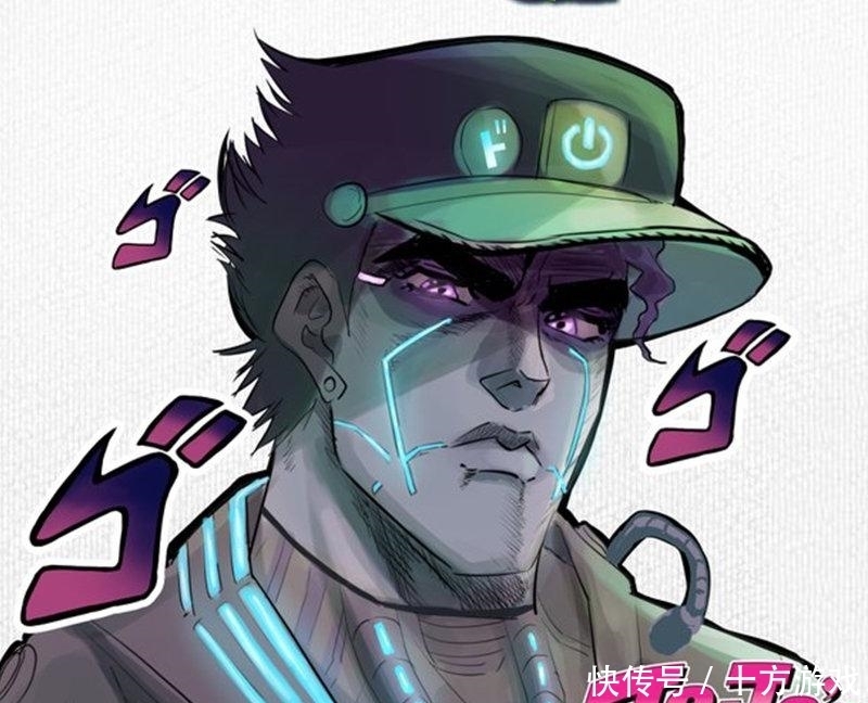 JOJO|当动漫角色“赛博朋克2077”化，路飞变炫酷科幻风，JOJO充满未来感