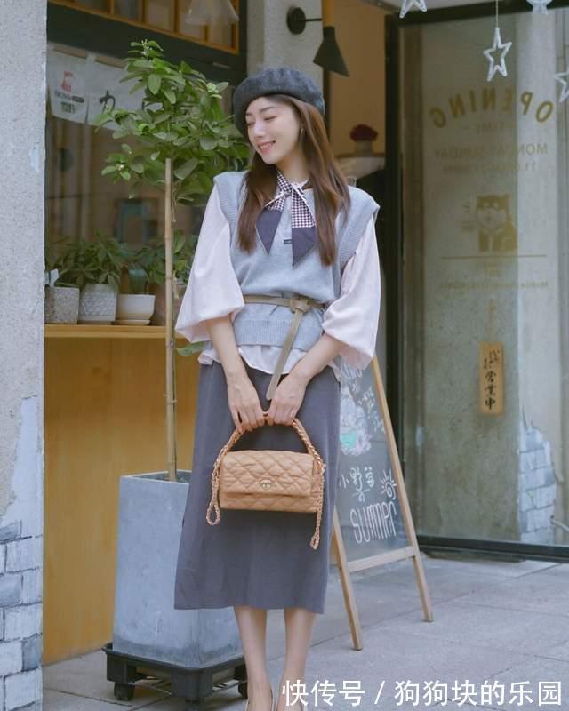 半身裙 秋天,针织衫怎么穿才是正解?学会几个搭配公式,提升气质又好看