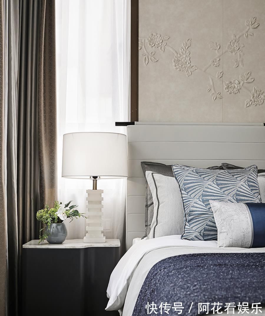 空间感|他花了9万,将135㎡的旧房,改造成中式风,入户第一眼被美到了