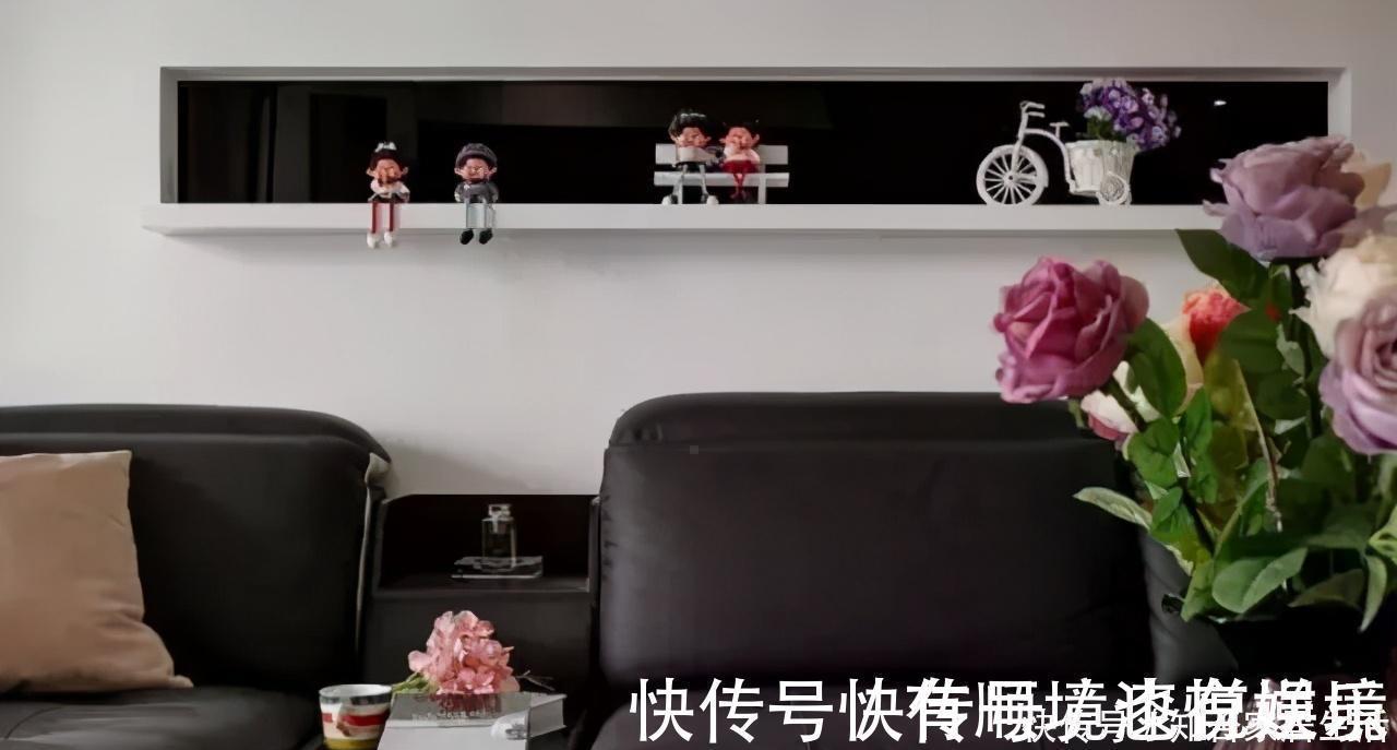 暗淡|120平新家终于装好了,黑白为主的现代风,打扫干净太上档次