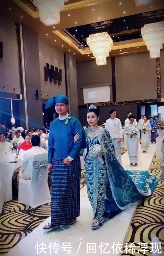 嫁衣|缅甸又一场土豪婚礼!光新娘身上的衣服、配饰就值600多万人民币