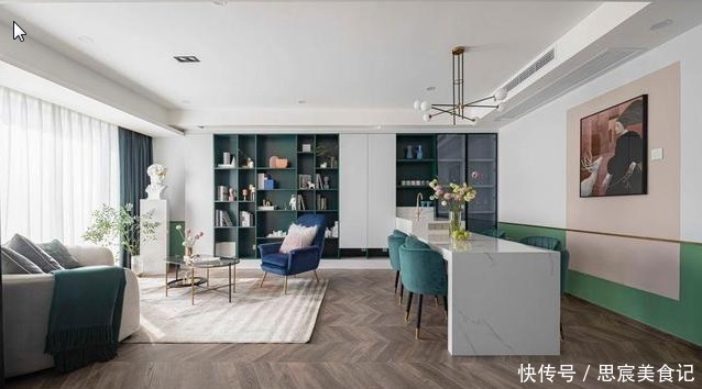 收纳|“去客厅化”装修火了!她家不要电视墙、不买餐桌,全屋太高级!