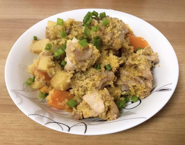 小米蒸鸡腿