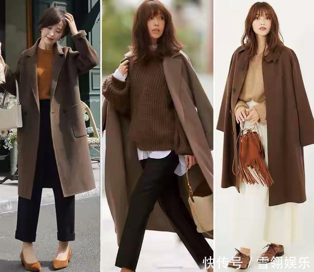 属于四五十岁女人的优雅时尚穿搭,温暖又低调的大地色系,超气质