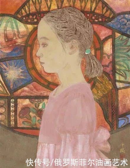 敦煌莫高窟|日本最优秀的青年女岩彩画家,她的作品太美了