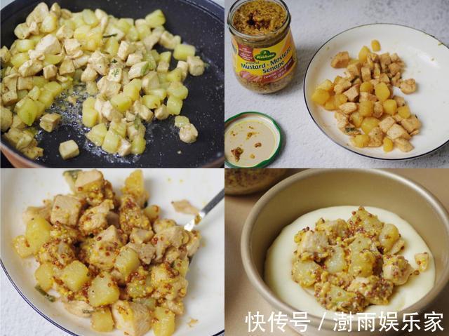 好吃到流泪的芥末鸡肉面包，吃完真通气，满嘴肉香味